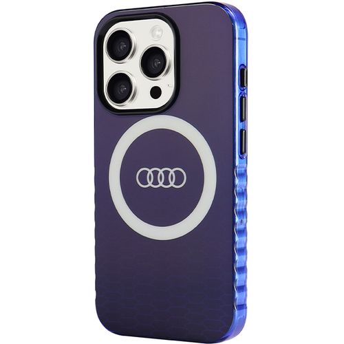 Audi IML Big Logo MagSafe case for iPhone 15 Pro Max - blue, Audi 6955250227407 6955250227407