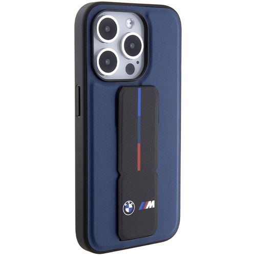 BMW M Grip Stand Bicolor case for iPhone 15 Pro - navy blue, BMW 3666339204822 3666339204822