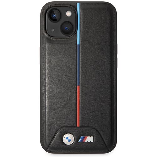 BMW M Quilted Tricolor case for iPhone 15 / 14 / 13 - black, BMW 3666339143558 3666339143558