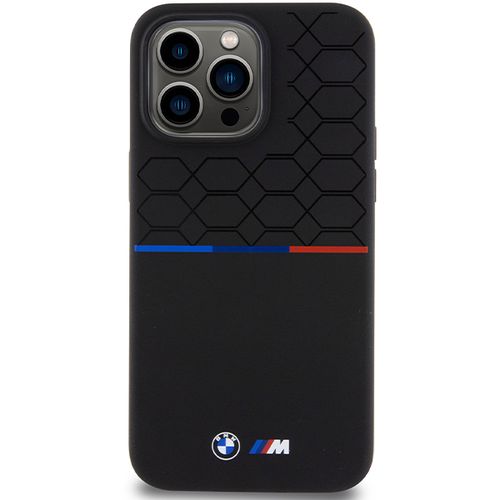 BMW M Silicone Pattern MagSafe case for iPhone 15 Pro Max - black, BMW 3666339145972 3666339145972