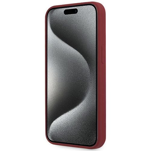 BMW Silicone Big Logo MagSafe case for iPhone 15 Pro Max - red, BMW 3666339145521 3666339145521