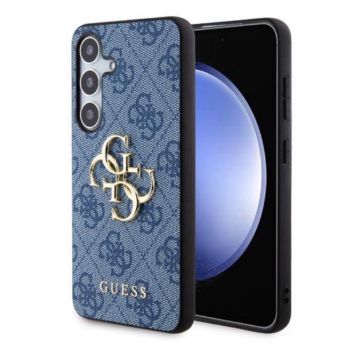 Guess 4G Big Metal Logo case for Samsung Galaxy S24+ - blue, Guess 3666339241285 3666339241285