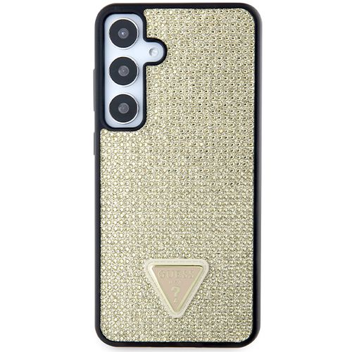 Guess Rhinestone Triangle case for Samsung Galaxy S24+ - gold, Guess 3666339241100 3666339241100