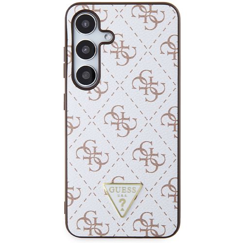 Guess 4G Triangle case for Samsung Galaxy S24+ - white, Guess 3666339246570 3666339246570