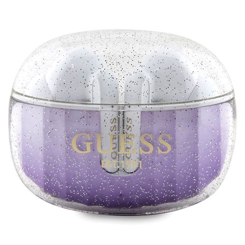 Guess Glitter Gradient TWS Bluetooth headphones with docking station - purple, Guess 3666339210403 3666339210403