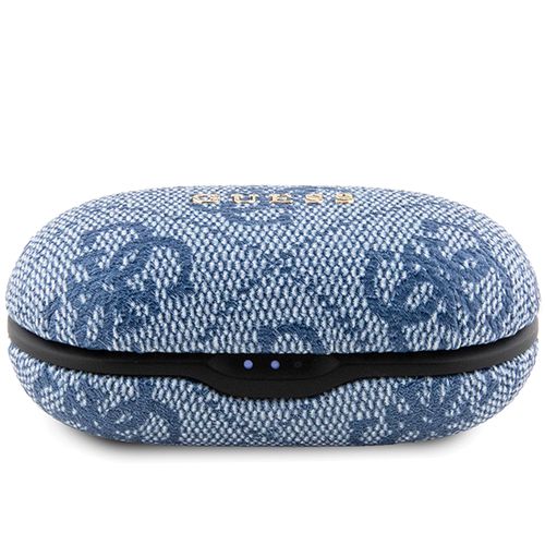 TWS Guess 4G Metal Bluetooth headphones with ENC docking station - blue, Guess 3666339220853