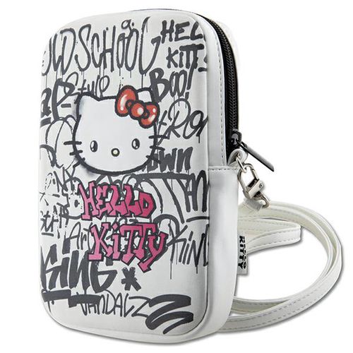 Hello Kitty Graffiti Kitty Head bag - white, Hello Kitty 3666339190224
