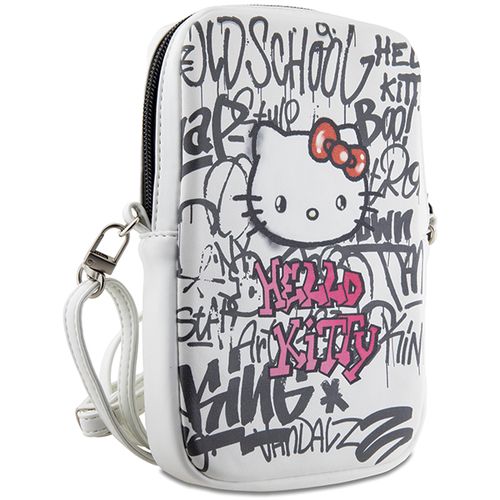 Hello Kitty Graffiti Kitty Head bag - white, Hello Kitty 3666339190224