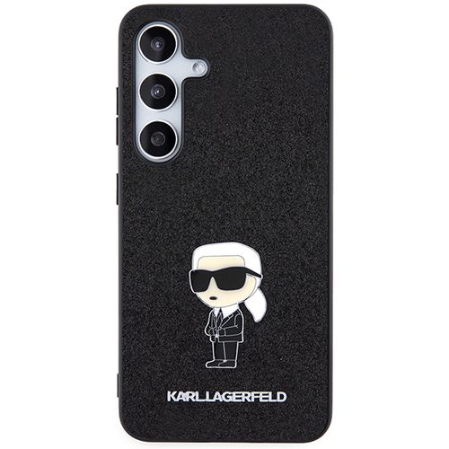 Karl Lagerfeld Fixed Glitter Ikonik Logo Metal Pin case for Samsung Galaxy S24+ - black, Karl Lagerfeld 3666339242091 3666339242091