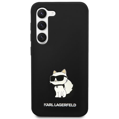 Karl Lagerfeld Silicone Choupette case for Samsung Galaxy S24+ - black, Karl Lagerfeld 3666339242336 3666339242336