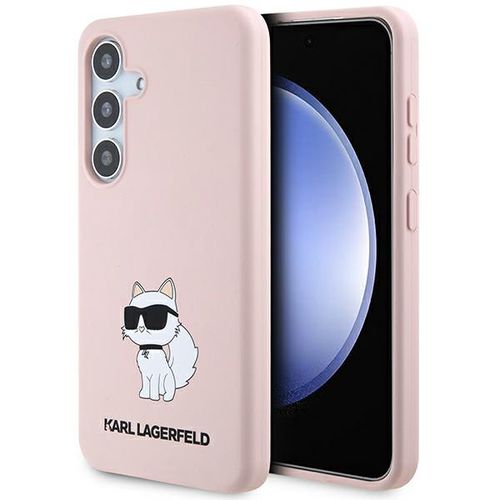 Karl Lagerfeld Silicone Choupette case for Samsung Galaxy S24+ - pink, Karl Lagerfeld 3666339242367 3666339242367