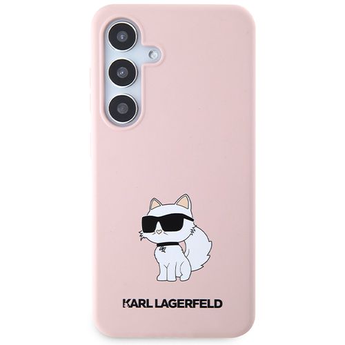 Karl Lagerfeld Silicone Choupette case for Samsung Galaxy S24+ - pink, Karl Lagerfeld 3666339242367 3666339242367