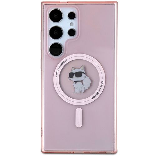 Karl Lagerfeld IML Choupette MagSafe case for Samsung Galaxy S24 Ultra - pink, Karl Lagerfeld 3666339243142 3666339243142