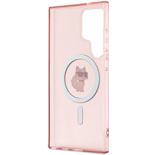 Karl Lagerfeld IML Choupette MagSafe case for Samsung Galaxy S24 Ultra - pink, Karl Lagerfeld 3666339243142 3666339243142
