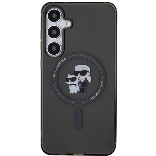 Karl Lagerfeld IML Karl&amp;Choupette MagSafe case for Samsung Galaxy S24 - black, Karl Lagerfeld 3666339246600 3666339246600
