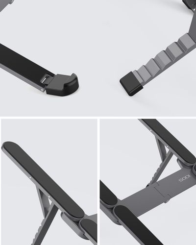 SODI Foldable Compact Mini Laptop Stand - Gray, SODI 6975969180855 6975969180855