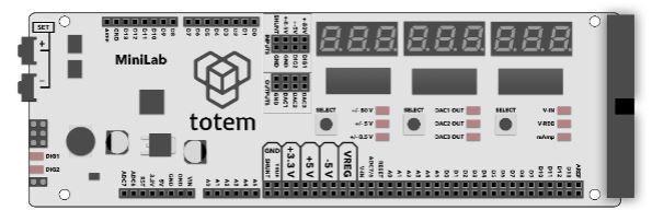 Mini Lab laboratorija su Arduino tipo mikrovaldikliu Totem TKM-ML1