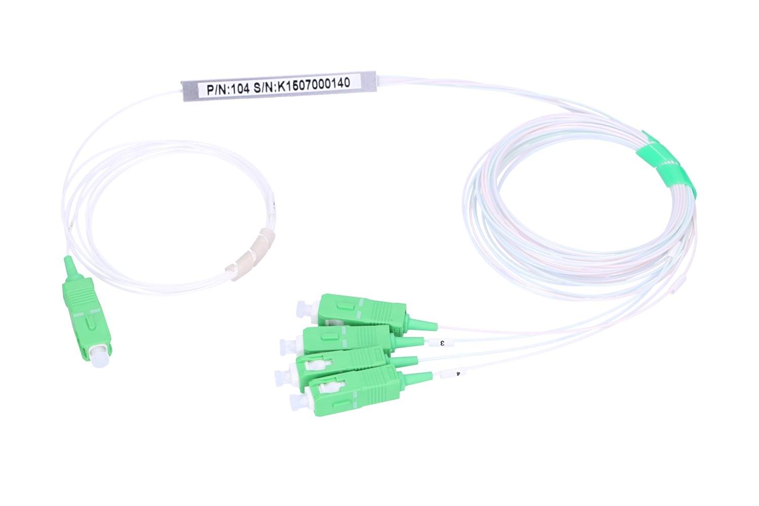 Extralink 1:4 PLC SC/APC | Splitter | 900um, 1m, EXTRALINK EX.3470 5902560363470
