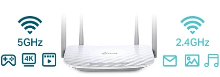 TP-Link Archer C50 | WiFi Router | AC1200, Dual Band, 5x RJ45 100Mb/s, TP-LINK TL-ARCHER C50 6935364081065