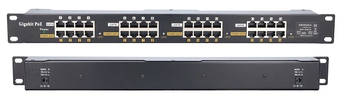 Extralink 16 Port | Gigabit PoE Injector | 16x 1000Mb/s RJ45, Rackmount, EXTRALINK EX.2008 5902560362008