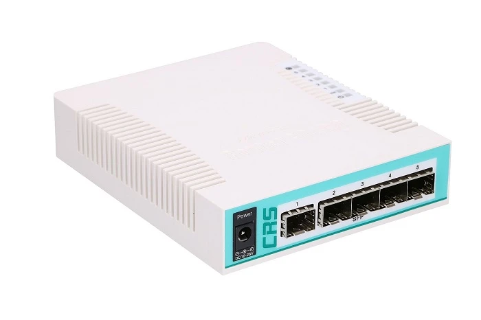 MikroTik CRS106-1C-5S | Switch | 1x RJ45 1000Mb/s, 6x SFP, MIKROTIK CRS106-1C-5S 4752224000101