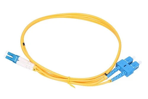 Extralink LC/UPC-SC/UPC | Patchcord | Single Mode, Duplex, G652D, 3mm, 0,5m, EXTRALINK EX.12240 5903148912240