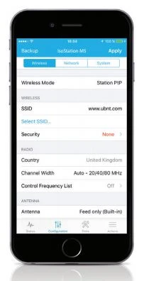 Ubiquiti IS-M5 | CPE | IsoStation M5, 5GHz, 1x RJ45 1000Mb/s, 14dBi, UBIQUITI IS-M5-EU 0810354026744