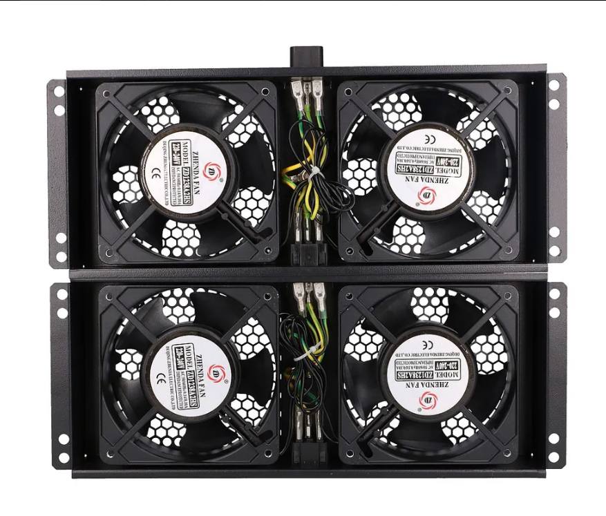 Extralink | 4 Way fan unit | for standing cabinets, 2m cable with EU plug, EXTRALINK EX.8673 5902560368673