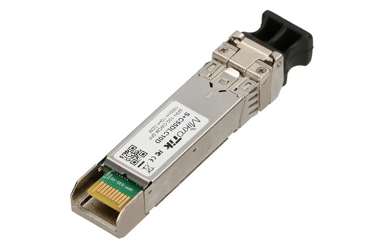MikroTik S+C55DLC10D | SFP+ Module | CWDM, 10Gb/s, 1550nm, 2x LC, 10km, DDM, Single mode, MIKROTIK S+C55DLC10D 5903148916811