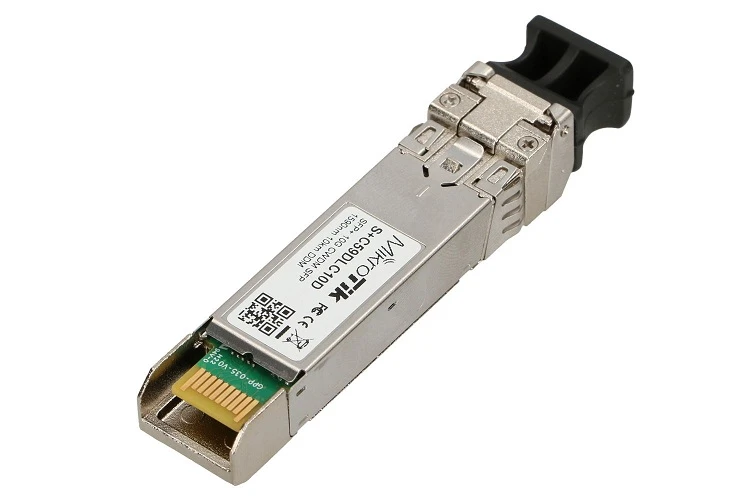 MikroTik S+C59DLC10D | SFP+ Module | CWDM, 10Gb/s, 1590nm, 2x LC, 10km, DDM, Single mode, MIKROTIK S+C59DLC10D