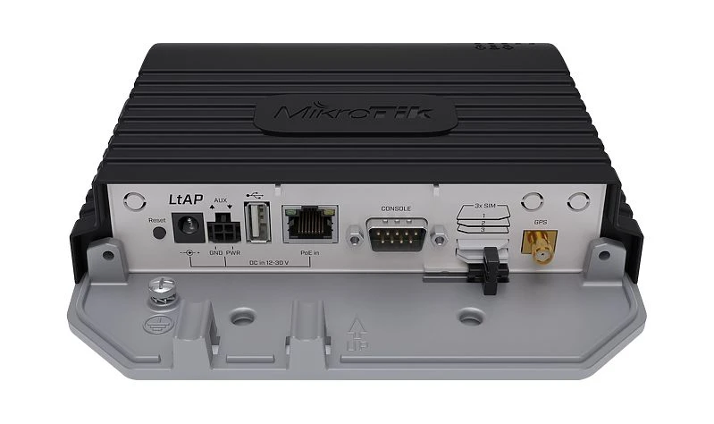 MikroTik LtAP | CPE | RBLtAP-2HnD, 2,4GHz, 1x RJ45 1000Mb/s, 2x miniPCIe, 1x USB, MIKROTIK RBLTAP-2HND 4752224004116