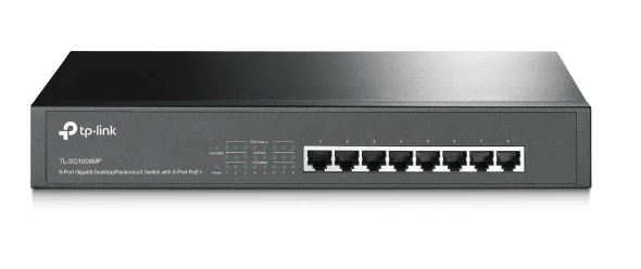 TP-Link TL-SG1008MP | Switch | 8x RJ45 1000Mb/s, 8x PoE+, 126W, Desktop/Rack, TP-LINK TL-SG1008MP 6935364086770