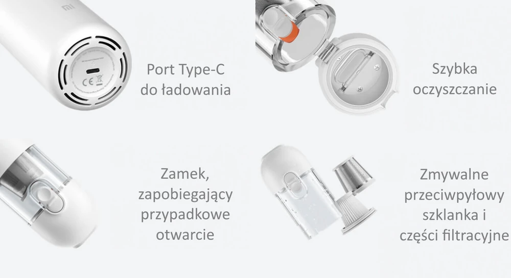 Xiaomi Mi Vacuum Cleaner Mini 40W | Handheld vacuum cleaner | SSXCQ01XY, XIAOMI MI VACUUM CLEANER MINI 6934177745959