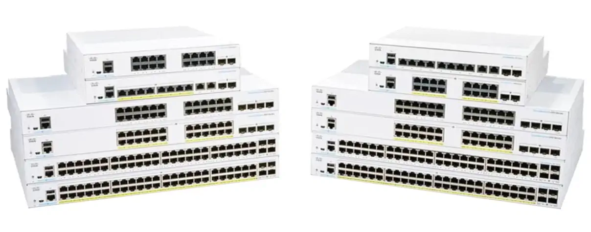 Cisco CBS250-48P-4G | Switch | 48x RJ45 1000Mb/s PoE, 4x SFP, Rack, 370W, CISCO CBS250-48P-4G-EU 0889728295895