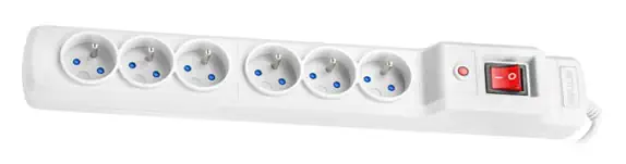 Armac Multi M6 | Power strip | anti-surge system, 6 sockets, 1,5m cable, gray, ARMAC MULTI M6 1.5M GRAY 5904722193147