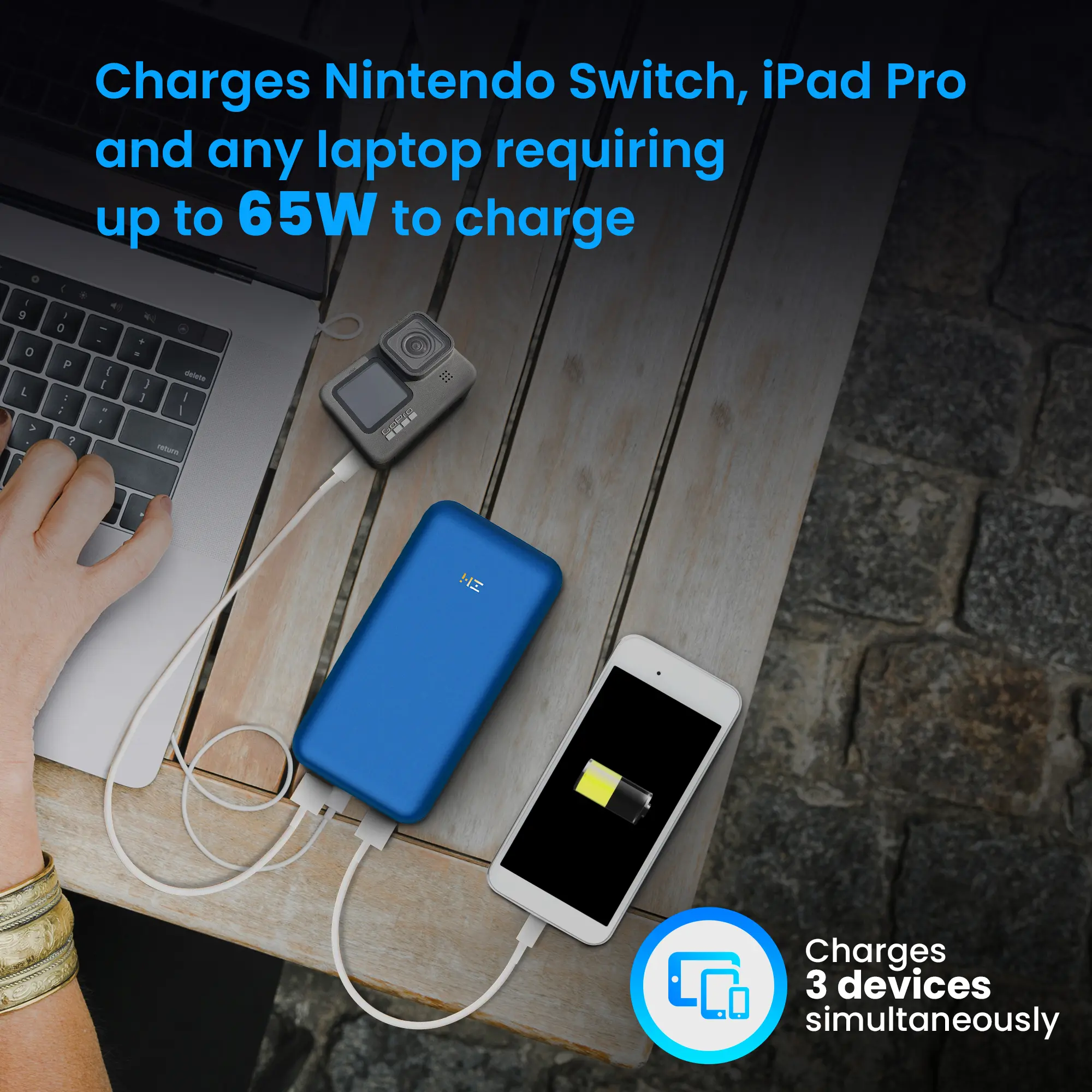 Extralink ZMI Pro 20000 Power bank QB823 | Powerbank | 20000 mAh, 65W, EXTRALINK QB823 PRO (EXTRALINK) 20000MAH 6934263402841