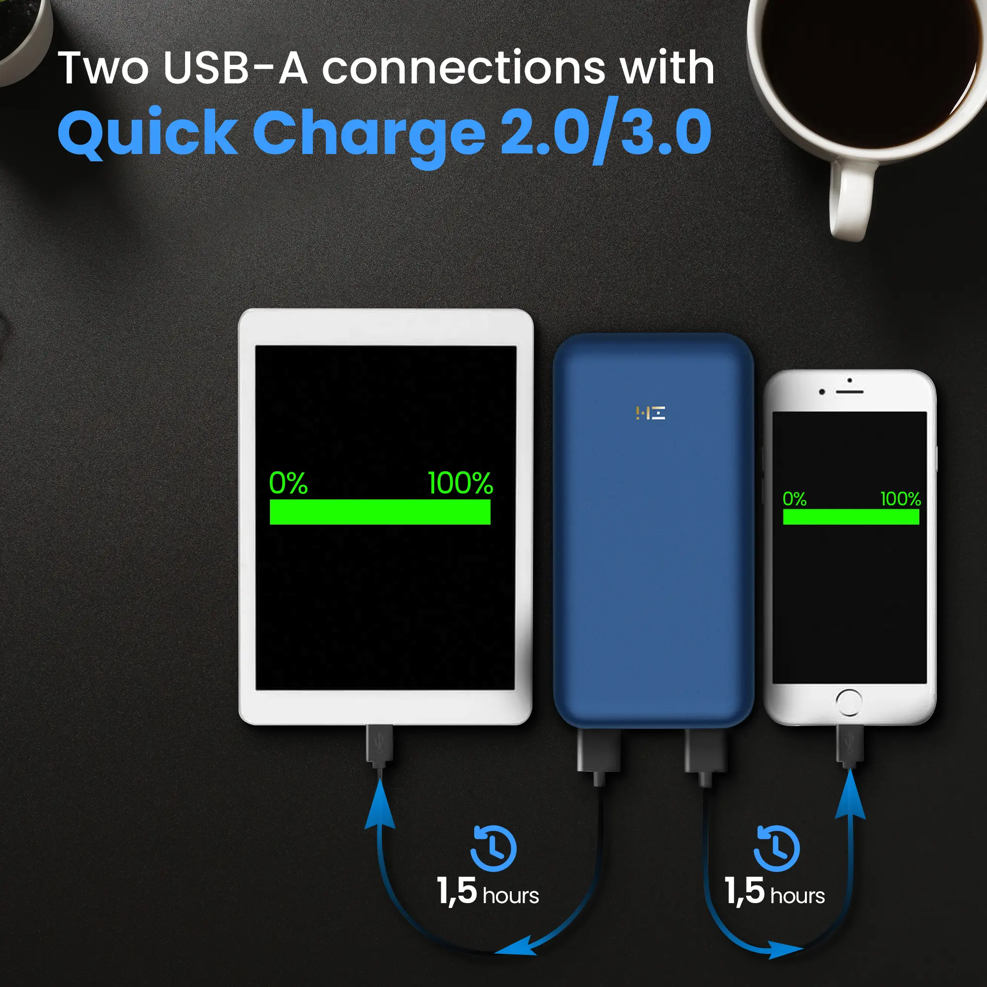 Extralink ZMI Pro 20000 Power bank QB823 | Powerbank | 20000 mAh, 65W, EXTRALINK QB823 PRO (EXTRALINK) 20000MAH 6934263402841