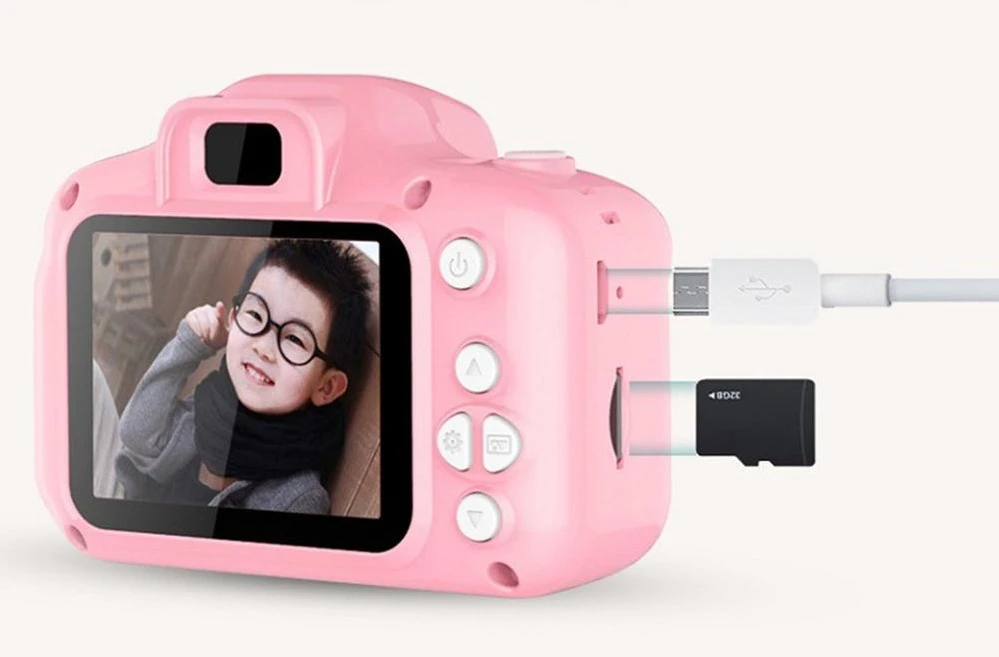 Extralink Kids Camera H20 Pink | Camera | 1080P 30fps, 2.0" screen, EXTRALINK EXTRALINK H20 PINK 5903148918648