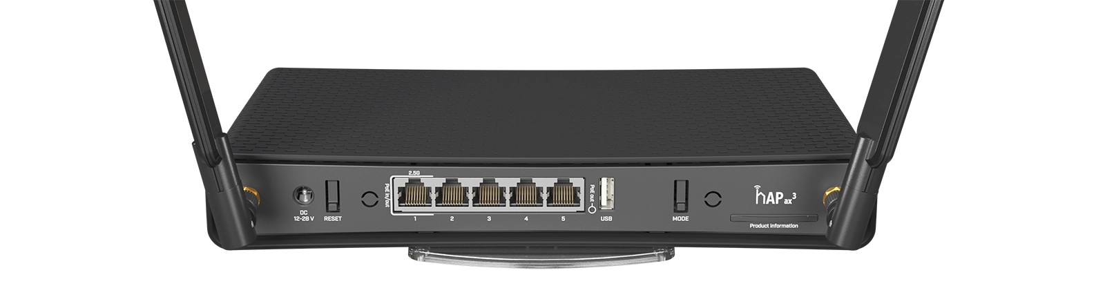MikroTik hAP ax3 | WiFi Router | C53UiG+5HPaxD2HPaxD, Dual Band, 4x RJ45 1000Mb/s, 1x RJ45 2.5Gb/s, MIKROTIK C53UIG+5HPAXD2HPAXD 4752224007940
