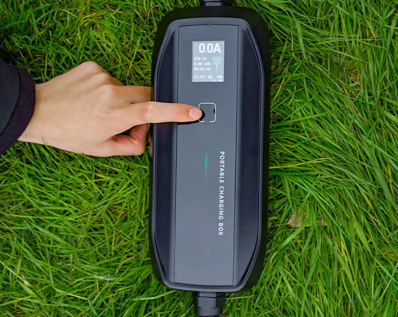 Extralink BS-PCD030 16A 3.6kW Schuko | Portable electric car charger | 1 phase, 5.5m, LCD display, IP67, EXTRALINK EX.31865 5905090331865