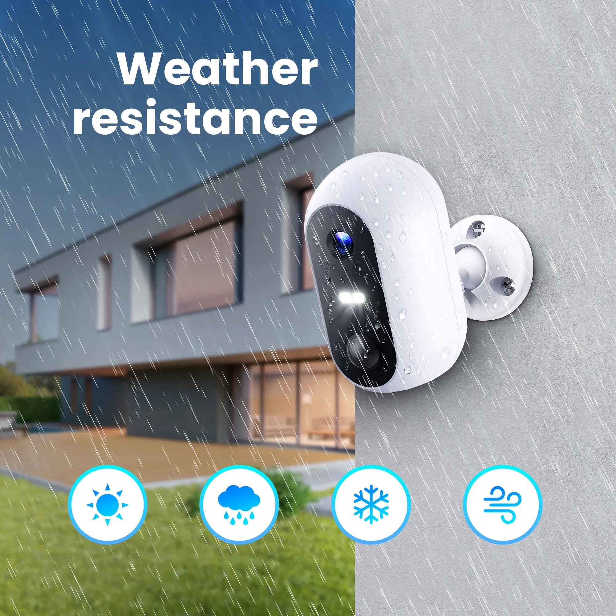 Extralink Smart Life SolarEye | Outdoor camera with solar panel | wireless, Full HD 1080p, Wi-Fi, 5200mAh battery, IP54, EXTRALINK EX.32985 5905090332985