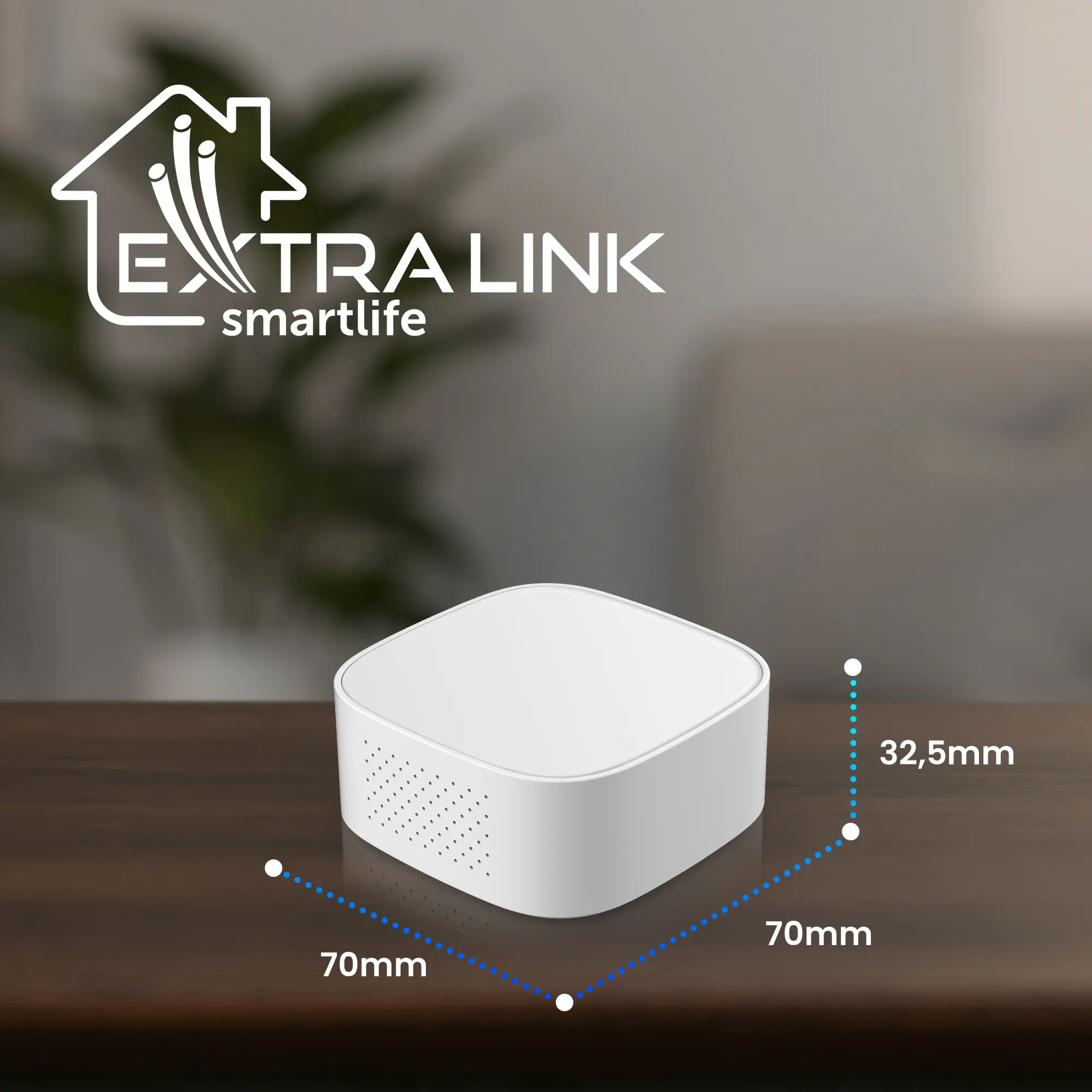 Умный дом ZigBee шлюз, белый, TUYA, Smart Life, Extralink EX.34866 5905090334866