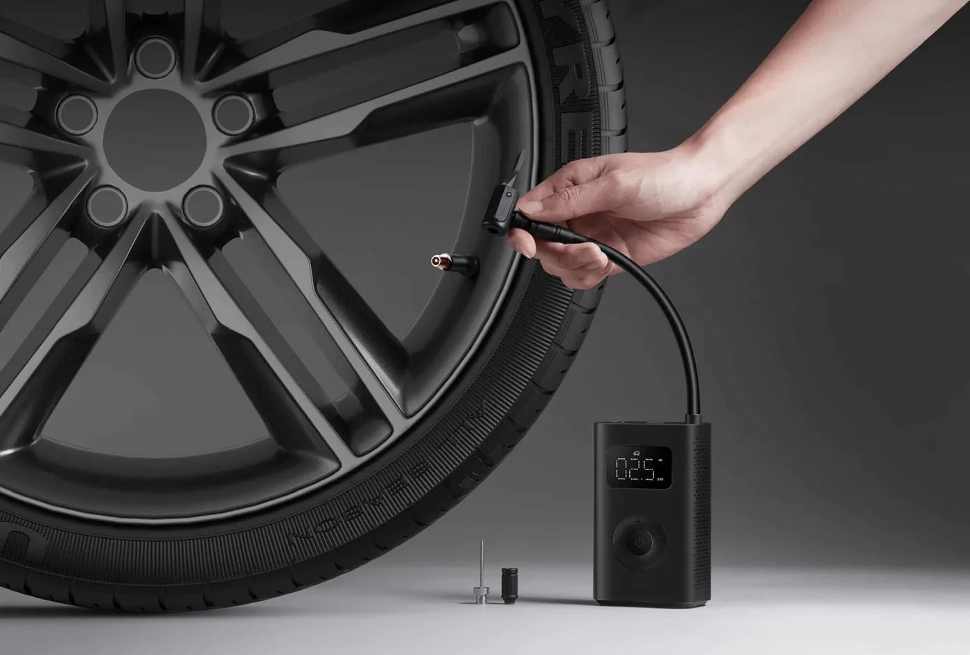 Xiaomi Portable Electric Air Compressor 2 | Air Compressor | Black, LCD, 2000mAh EU, XIAOMI AIR COMPRESSOR 2 6941812720974