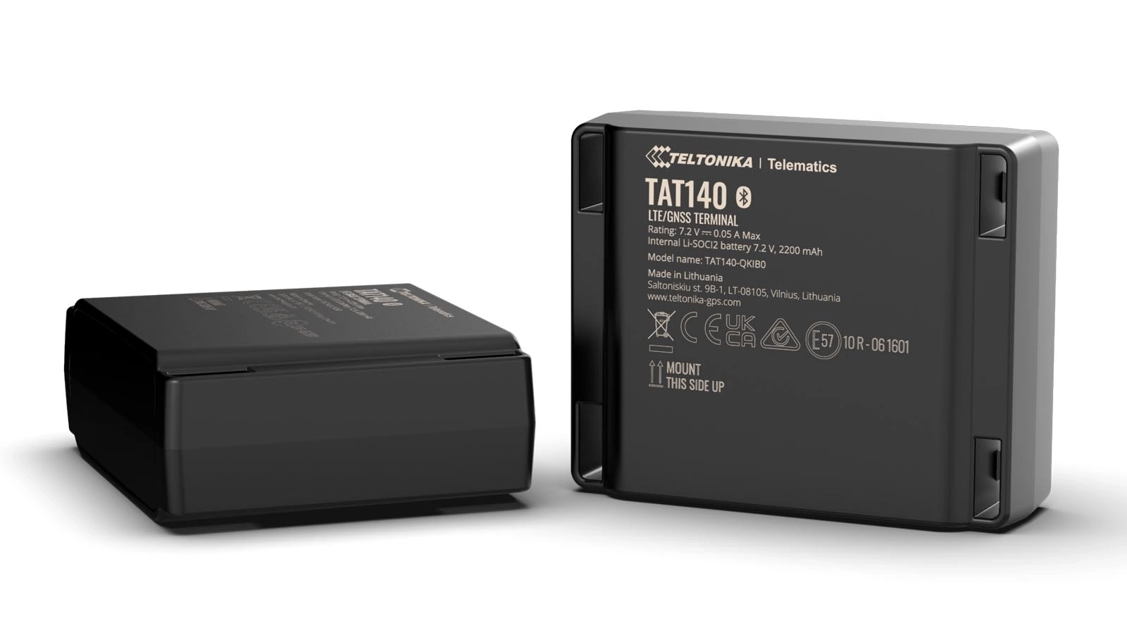 Teltonika TAT140 | GPS Tracker | 4G LTE Cat 1, Bluetooth 4.2, IP68, Micro SIM, TELTONIKA TELTONIKA TAT1403UBP01 4779051850105