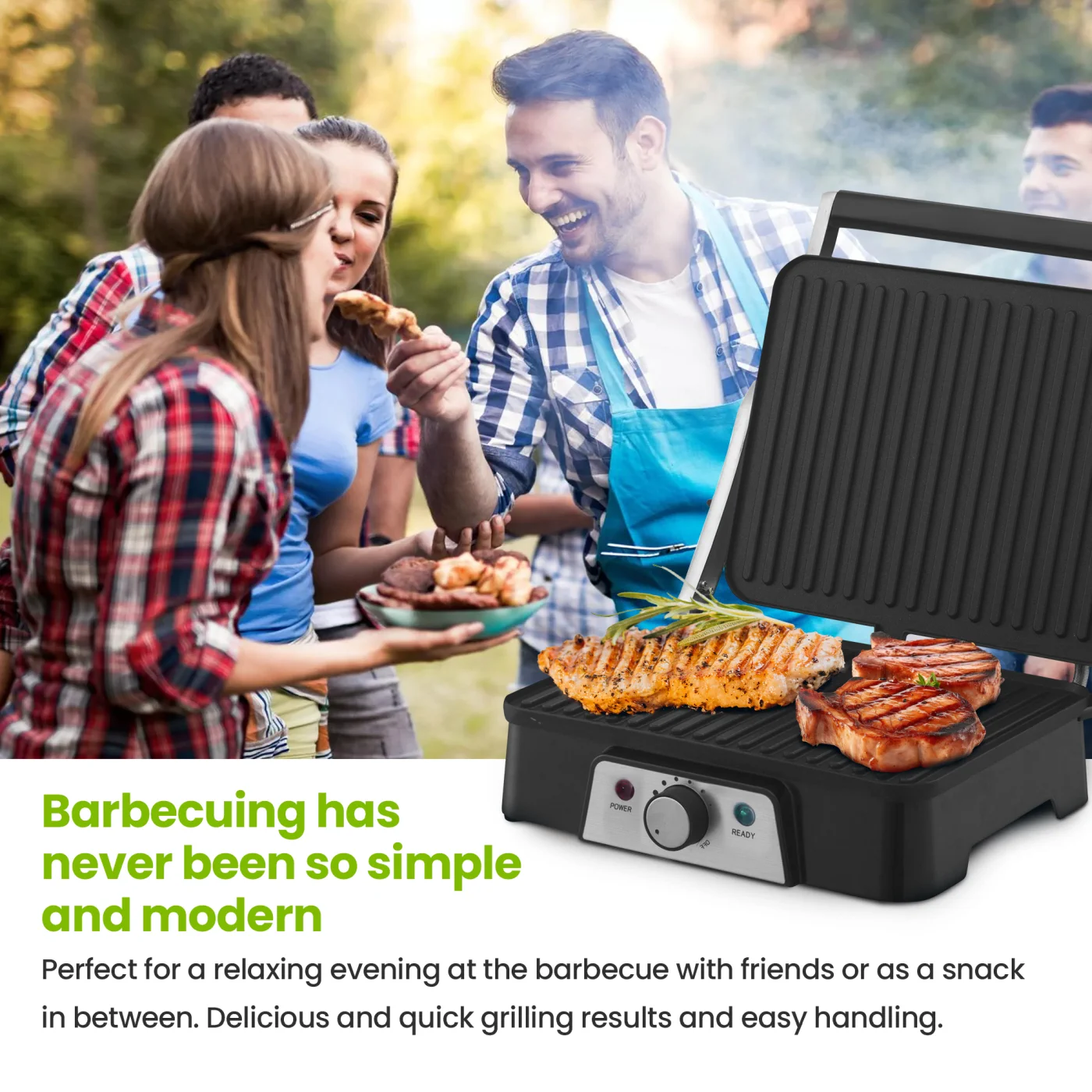 EXTRALINK SMART LIFE ELECTRIC GRILL SJ-36, EXTRALINK EX.36884 5905090336884