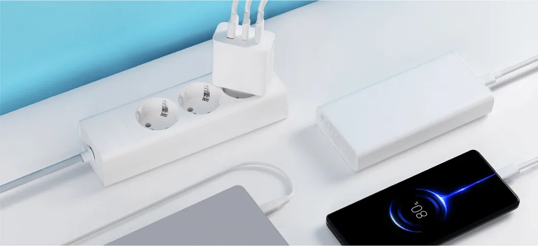 Xiaomi 67W GaN Charger 2C1A | Wall charger | A07ZMEU, XIAOMI 67W GAN CHARGER 2C1A EU 6941812737941