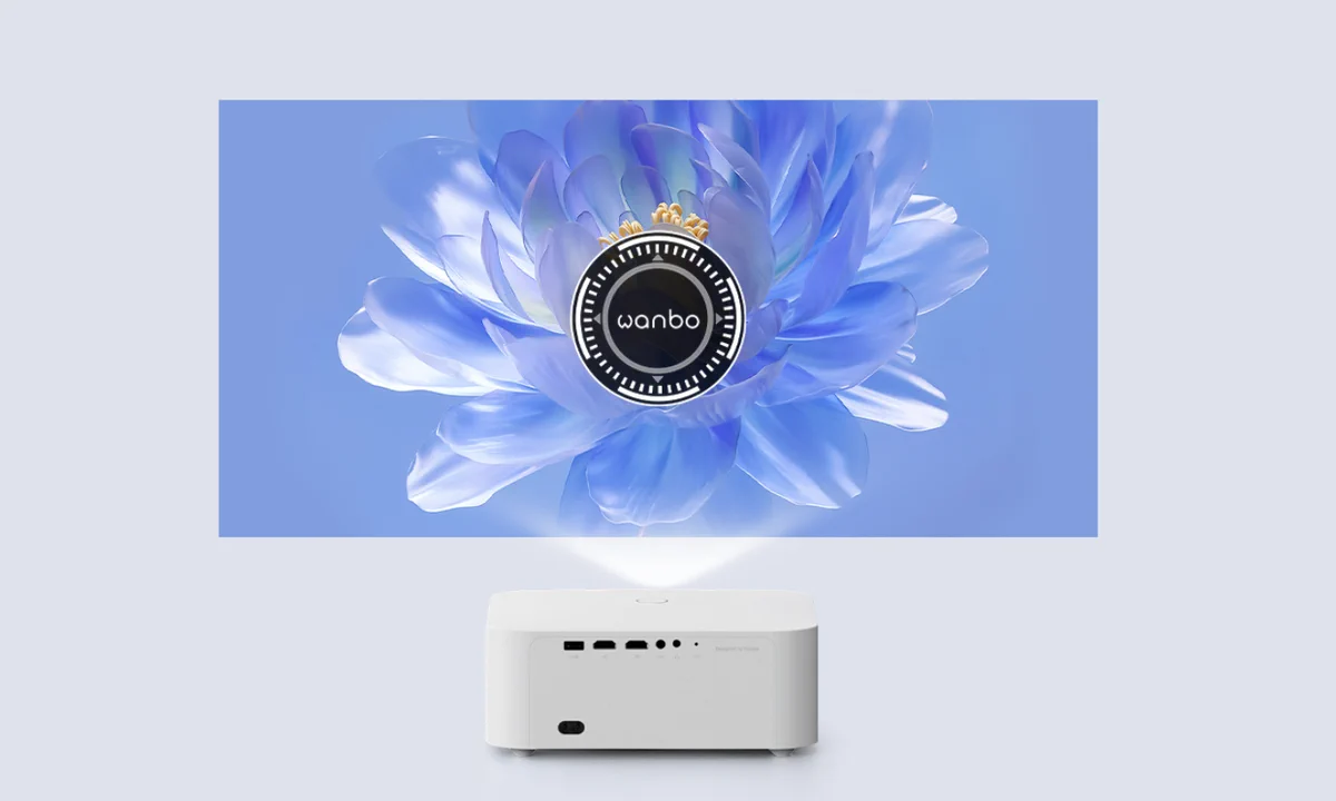 Wanbo X2 Max White | Projector | Android 9.0, 1080p, 450 ANSI, WiFi 6, Bluetooth, 2x HDMI, 1x USB, WANBO WANBO X2 MAX WHITE, WPA23 6970885350399