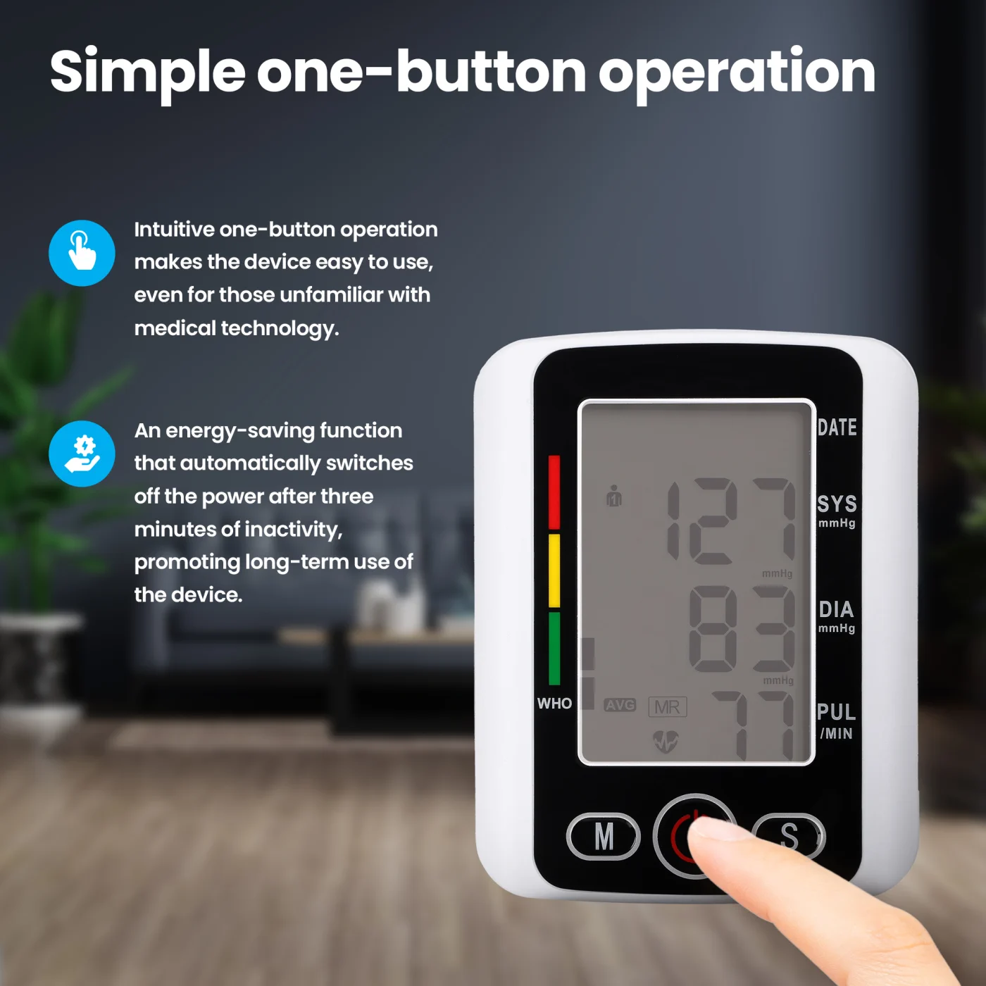 EXTRALINK SMART LIFE CIŚNIENIOMIERZ NARAMIENNY K-69 CZARNY, EXTRALINK EX.32099 5906168632099