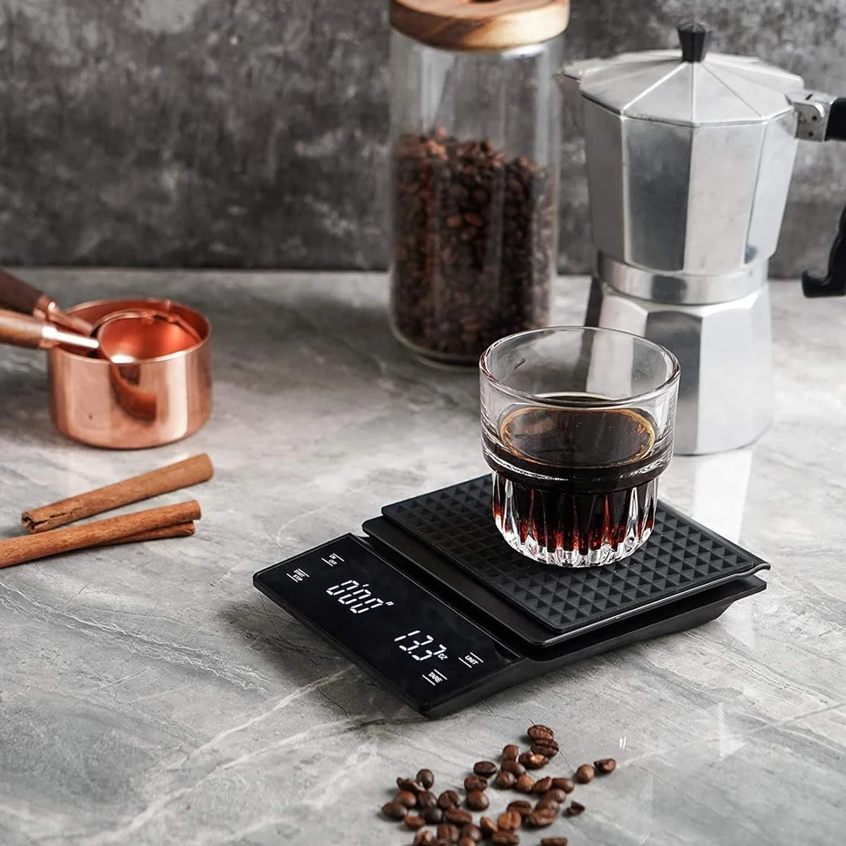Extralink Home C1 | Coffee Scale | 3000g/0.1g, EXTRALINK EX.32266 5906168632266