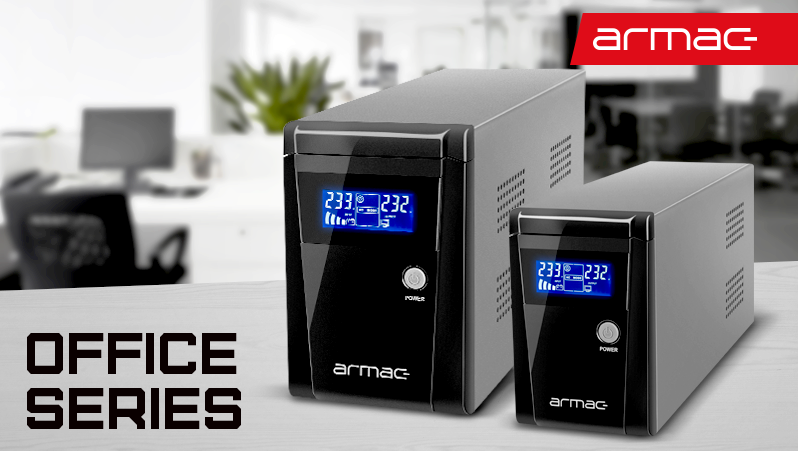 ARMAC OFFICE PSW 850F LINE INTERACTIVE UPS, SCHUKO OUTPUT, ARMAC O/850F/PSW 5901969421354